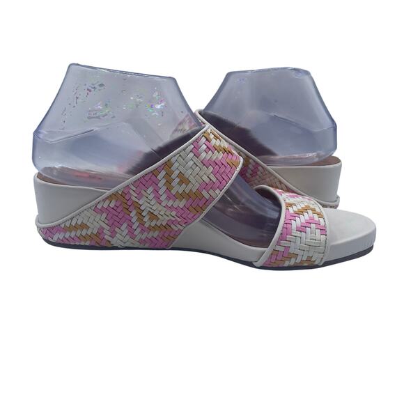 Gentle Souls Kenneth Cole Gisele Sandals Wedge Heels Multi Color Womens 9.5 - Picture 5 of 8